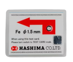 HASHIMA NEEDLE DETECTOR TEST CARD 1.5mm