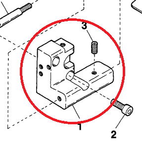 FRONT COVER HINGE BRACKET