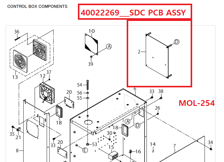 SDC PCB ASSY