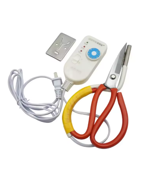 ELECTRIC HEAT SCISSORS THERMAL CUTTER FOR FABRIC ROPE RIBBON WEBBING CLOTH CUTTING HANDICRAFTS