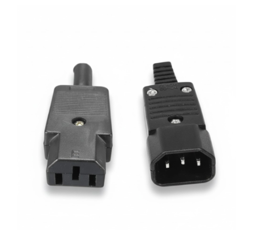 3PIN MALE &IEC 320 C13 FEMALE PLUG ADAPTER 3PIN SOCKET CONNECTOR